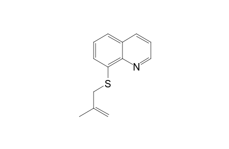 8-(2-Methylprop-2-enylsulfanyl)quinoline
