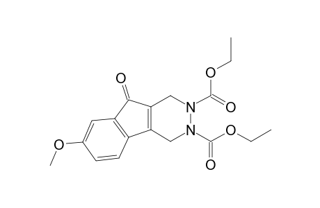 2,3-Dicarbethoxy-7-methoxy-1,2,3,4-tetrahydroindeno-[1,2-d]pyridazin-9-one