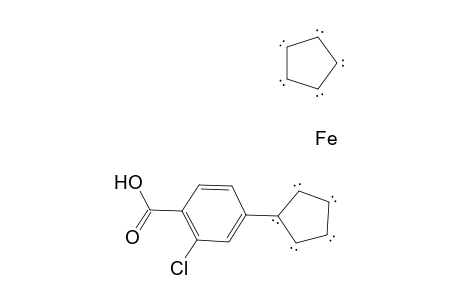 2-Chloro-4-ferrocenylbenzoic acid