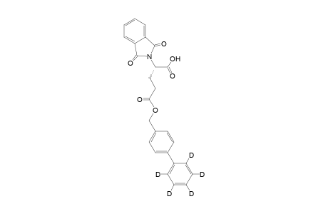 (S)-5-(([1,1'-biphenyl]-4-yl-2',3',4',5',6'-d5)methoxy)-2-(1,3-dioxoisoindolin-2-yl)-5-oxopentanoic acid