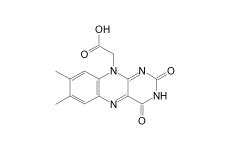 7,8-Dimethyl Isoalloxazine-10-acetic acid