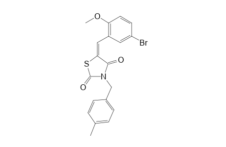 5-(5-Bromo-2-methoxy-benzylidene)-3-(4-methyl-benzyl)-thiazolidine-2,4-dione