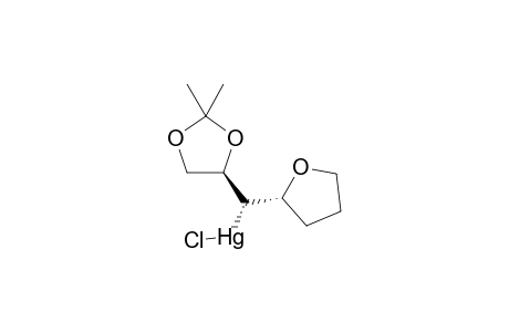 4-[(4S)-[(1S)-1-(Chloromercurio)((2R)-tetrahydrofuran-2-yl)methyl]-2,2-dimethyl-1,3-dioxolane