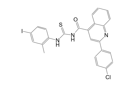 N-{[2-(4-chlorophenyl)-4-quinolinyl]carbonyl}-N'-(4-iodo-2-methylphenyl)thiourea