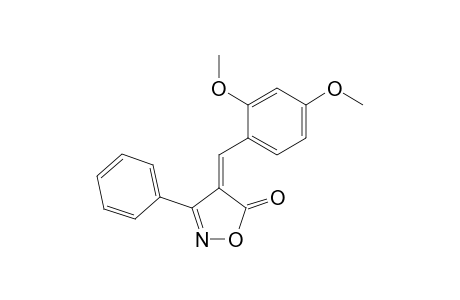 (4Z)-4-(2,4-dimethoxybenzylidene)-3-phenyl-2-isoxazolin-5-one