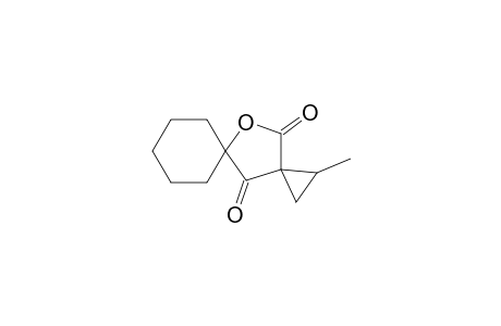 1-Methyl-11-oxadispiro[2.1.5^{5}.2^{3}]dodecane-4,12-dione