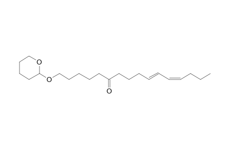 (10E,12Z)-1-(Tetrahydro-2H-pyran-2-yloxy)hexadeca-10,12-dien-6-one