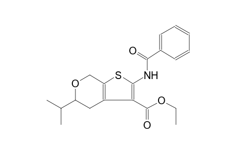 ethyl 2-(benzoylamino)-5-isopropyl-4,7-dihydro-5H-thieno[2,3-c]pyran-3-carboxylate