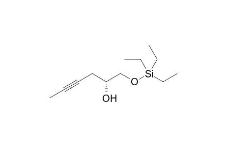 (R)-1-((Triethylsilyl)oxy)hex-4-yn-2-ol