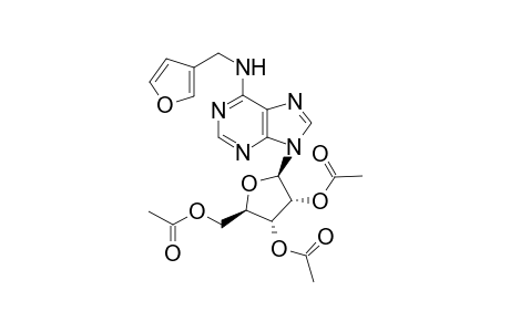 (5R)-2-(acetoxymethyl)-5-(6-(furan-3-ylmethylamino)-9H-purin-9-yl)tetrahydrofuran-3,4-diyl diacetate