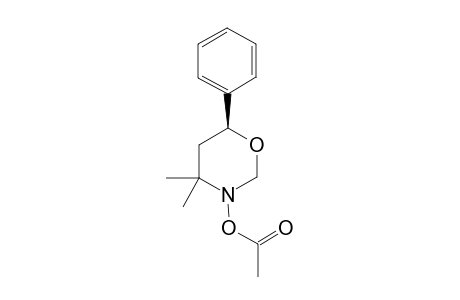 3-ACETYLOXY-4,4-DIMETHYL-6-PHENYL-1,3-OXAZINANE