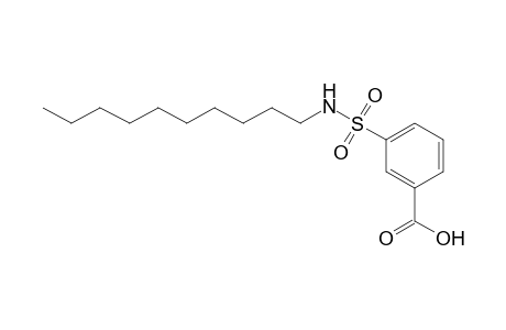 Benzoic acid, 3-[(decylamino)sulfonyl]-