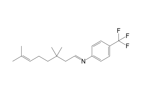 4-(Trifluoromethyl)-N-(3',3',7'-trimethyloct-6'-enylidene)aniline