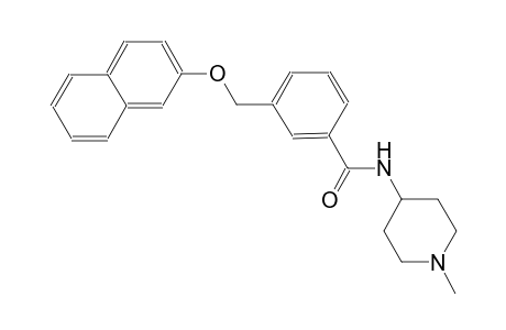 benzamide, N-(1-methyl-4-piperidinyl)-3-[(2-naphthalenyloxy)methyl]-