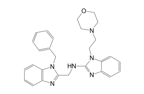 N-[(1-benzyl-1H-benzimidazol-2-yl)methyl]-1-[2-(4-morpholinyl)ethyl]-1H-benzimidazol-2-amine