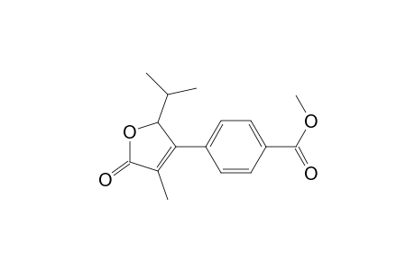 Methyl 4-[4-methyl-2-(1-methylethyl)-5-oxo-2,5-dihydrofuran-3-yl]benzoate