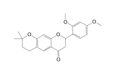 2,3,6,7-Tetrahydro-8,8-dimethyl-2-(2,4-dimethoxyphenyl)-4H,8H-benzo[b,b']dipyran-4-one