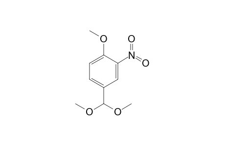 4-Dimethoxymethyl-1-methoxy-2-nitrobenzene