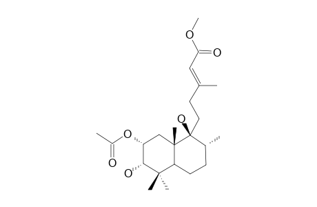 METHYL-2-ALPHA-ACETOXY-3-ALPHA,9-BETA-DIHYDROXY-9-EPI-LABD-13(Z)-EN-15-OATE