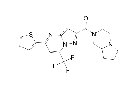 2-(hexahydropyrrolo[1,2-a]pyrazin-2(1H)-ylcarbonyl)-5-(2-thienyl)-7-(trifluoromethyl)pyrazolo[1,5-a]pyrimidine