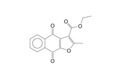 2-Methyl-4,9-dioxo-3-benzo[f]benzofurancarboxylic acid ethyl ester