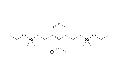 2',6'-Bis[2-(ethoxydimethylsilyl)ethyl]acetophenone