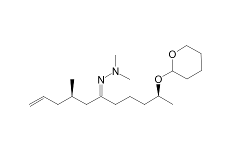 (4R,10S)-4-Methyl-6-N,N-dimethylhydrazo-10-(tetrahydropyran-2-yloxy)undecene