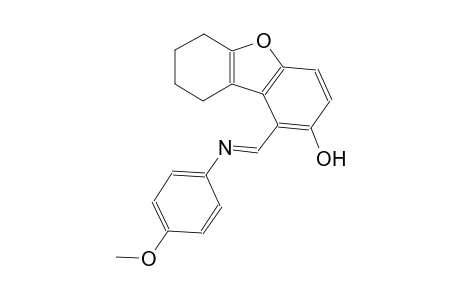 1-{(E)-[(4-methoxyphenyl)imino]methyl}-6,7,8,9-tetrahydrodibenzo[b,d]furan-2-ol
