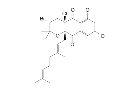 3-DECHLORO-3-BROMO-NAPYRADIOMYCIN-A1