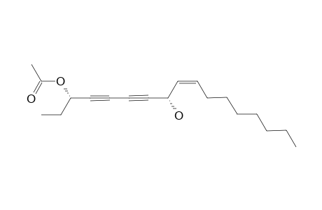 (3S,8S,Z)-8-HYDROXYHEPTADECA-9-EN-4,6-DIYN-3-YL-ACETATE