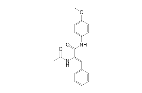 (2Z)-2-(Acetylamino)-N-(4-methoxyphenyl)-3-phenyl-2-propenamide