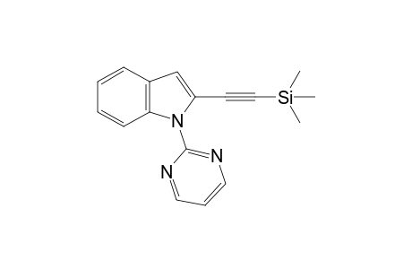 1-(Pyrimidin-2-yl)-2-[(trimethylsilyl)ethynyl]-1H-indole