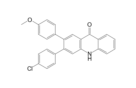 3-(4-Chlorophenyl)-2-(4-methoxyphenyl)acridin-9(10H)-one