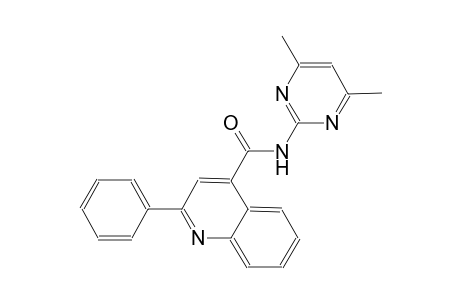 N-(4,6-dimethyl-2-pyrimidinyl)-2-phenyl-4-quinolinecarboxamide