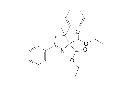 Diethyl 3-methyl-3,5-diphenyl-3,4-dihydro-2H-pyrrol-2,2-dicarboxylate