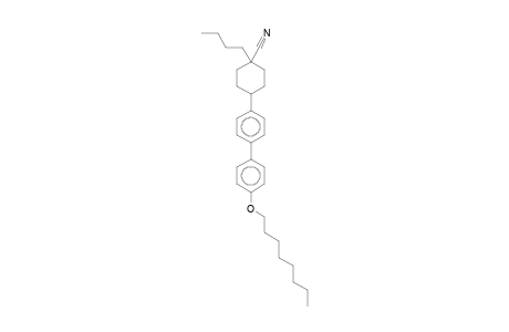 1-Butyl-4-[4'-(octyloxy)[1,1'-biphenyl]-4-yl]cyclohexanecarbonitrile