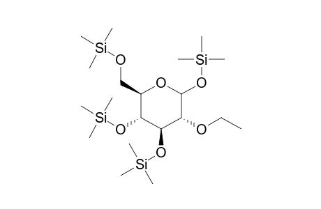 Trimethylsilyl 2-O-ethyl-3,4,6-tri-O-trimethylsilyl-glucopyranoside