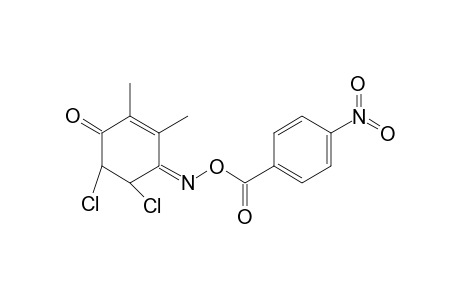 (1E)-5,6-Dichloro-2,3-dimethyl-2-cyclohexene-1,4-dione 1-[O-(4-nitrobenzoyl)oxime]