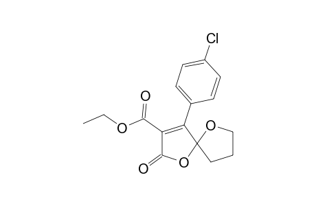 Ethyl 1,6-dioxa-4-(p-chlorophenyl)spiro[4.4]non-3-en-2-one-3-carboxylate
