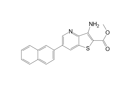 Methyl 3-amino-6-(naphthalen-2-yl)thieno[3,2-b]pyridine-2-carboxylate