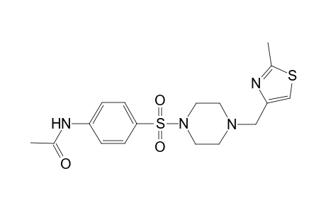 N-[4-[4-(2-methyl-thiazol-4-ylmethyl)-piperazine-1-sulfonyl]-phenyl]-acetamide