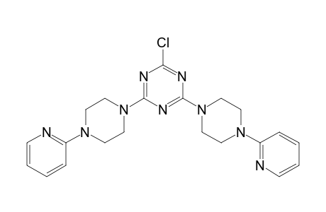 2-Chloro-4,6-bis[4-(2-pyridyl)-1-piperazinyl]-1,3,5-triazine