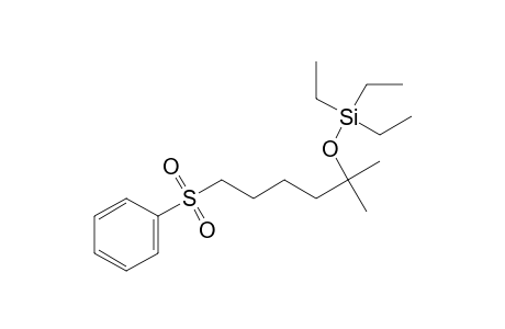 (5-besyl-1,1-dimethyl-pentoxy)-triethyl-silane