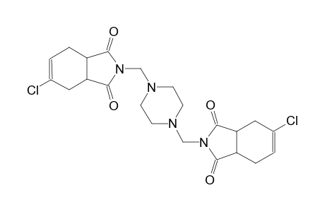 5-chloro-2-({4-[(5-chloro-1,3-dioxo-1,3,3a,4,7,7a-hexahydro-2H-isoindol-2-yl)methyl]-1-piperazinyl}methyl)-3a,4,7,7a-tetrahydro-1H-isoindole-1,3(2H)-dione