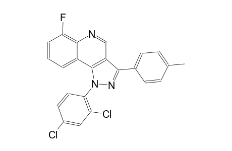 1-(2,4-dichlorophenyl)-6-fluoro-3-(4-methylphenyl)-1H-pyrazolo[4,3-c]quinoline