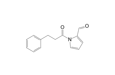 1-(3-phenylpropanoyl)pyrrole-2-carbaldehyde
