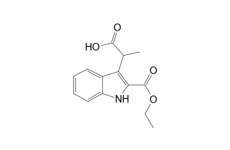 2-(2-Ethoxycarbonyl)-1H-indole-3-yl)-2-methylacetic acid