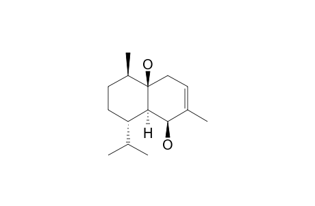 (-)-(1R,5S,6R,7S,10R)-CADINAN-3-ENE-1,5-DIOL