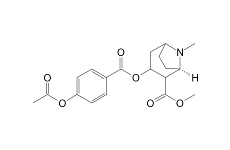 [1R-(exo,exo)]-3-(4-acetoxybenzoyloxy)-8-methyl-8-azabicyclo[3.2.1]octane-2-carboxylic acid methyl ester