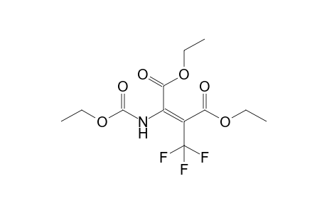 (Z)-2-(carbethoxyamino)-3-(trifluoromethyl)but-2-enedioic acid diethyl ester